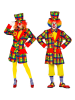 Carnival Party Kostuumtop "Clown" meerkleurig