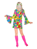 Carnival Party Kostuum "60's Hippie" meerkleurig