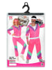 Carnival Party 2-delig kostuum "80's Trainingspak" roze