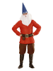 Carnival Party 5-częściowy kostium "Dwarf" w kolorze brązowo-czerwonym