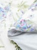 avance Perkal beddengoedset wit/blauw