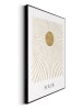 Orangewallz 2-delige set: ingelijste kunstdruk "Soleil Lune Black" - (B)30 x (H)40 cm