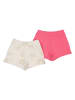 GAP 2er-Set: Shorts in Creme/ Pink