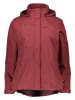 Jack Wolfskin 3-in-1 functionele jas "Silver Pass" bordeaux