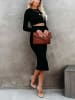 Milan Kiss Jurk zwart