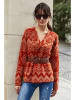 Milan Kiss Cardigan in Orange