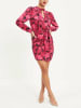 Milan Kiss Kleid in Pink/ Bunt