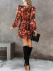 Milan Kiss Jurk zwart/roze