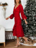 Milan Kiss Kleid in Rot