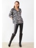 Milan Kiss Sweter w kolorze szaro-czarnym