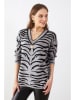 Milan Kiss Sweter w kolorze szaro-czarnym