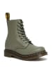 Dr. Martens Leder-Boots in Khaki