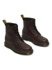 Dr. Martens Leder-Boots in Dunkelbraun