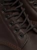 Dr. Martens Leder-Boots in Dunkelbraun