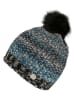 Regatta Muts "Frosty Hat V" zwart/blauw/grijs