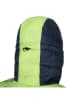 Kilpi Doorgestikte jas "Tevery" groen/donkerblauw