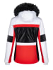 Kilpi Ski-/snowboardjas "Elza" wit/rood/zwart
