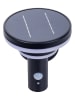 näve LED-Solar-Außenwandleuchte "Nora" in Schwarz - (B)17,5 x (H)18 x (T)16 cm