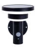 näve Ledsolarbuitenwandlamp "Nora" zwart - (B)17,5 x (H)18 x (D)16 cm