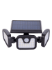 näve LED-Solar-Außenwandleuchte "Pacita" in Schwarz - (B)28 x (H)13,5 x (T)11 cm