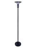 näve LED-Solarstehleuchte "Nora" in Schwarz - (H)139 x Ø 21 cm