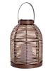 näve Ledsolarlamp "Corbiniaans" bruin/beige - (H)29 x Ø 21 cm