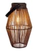 näve Ledsolarlamp "Corbiniaans" bruin - (H)30 x Ø 18 cm