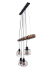 näve LED-Hängeleuchte "Woodland" in Hellbraun - (B)100 x (H)150 x (T)10 cm