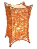 näve Korbtischleuchte in Orange - (H)30 x Ø 16 cm