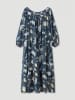 Hessnatur Kleid in Dunkelblau/ Bunt