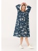 Hessnatur Kleid in Dunkelblau/ Bunt