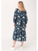 Hessnatur Kleid in Dunkelblau/ Bunt