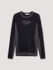 Hessnatur Functioneel shirt zwart/antraciet
