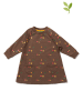 Little Green Radicals Kleid "Falling Leaves" in Braun