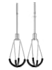 KitchenAid Flexi-Rührer in Schwarz/ Silber