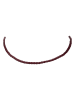 Marc O´Polo Skórzana bransoletka w kolorze bordowym - dł.38 cm