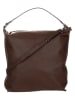 Marc O´Polo Leder-Schultertasche "Hobo Bag L" in Braun - (B)35 x (H)36 x (T)12 cm