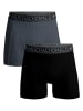 Muchachomalo 2-delige set: boxershorts zwart/grijs