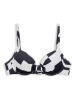 ESPRIT Bikinitop zwart/wit