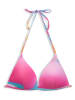 ESPRIT Bikini-Oberteil in Pink/ Hellblau