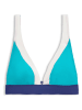 ESPRIT Bikinitop donkerblauw/turquoise/wit