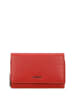 Wojas Leder-Geldbörse in Rot - (B)15 x (H)10 x (T)3 cm