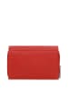 Wojas Leder-Geldbörse in Rot - (B)15 x (H)10 x (T)3 cm