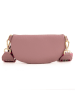 Lia Biassoni Leder-Umhängetasche "Irpino" in Rosa - (B)23 x (H)12 x (T)2 cm