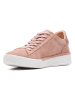 Clarks Leder-Sneakers "Craft Cup Lace" in Rosa