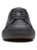 Clarks Leren sneakers "Roxby Lace" zwart