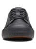 Clarks Skórzane sneakersy "Roxby Lace" w kolorze czarnym