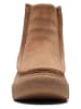 Clarks Skórzane botki "Barleigh Pull" w kolorze jasnobrązowym
