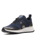 Clarks Leren sneakers "DashLite Jazz" donkerblauw/zwart