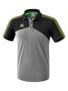 erima Trainings-Poloshirt "Premium One 2.0" in Grau/ Schwarz
